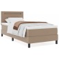 vidaXL Letto a Balancelle con Materasso Cappuccino, 100 x 200 cm, in Ecopelle vidaXL Letto a Balancelle con Materasso Cappuccino, 100 x 200 cm, in Ecopelle