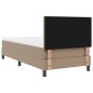 vidaXL Letto a Balancelle con Materasso Cappuccino, 100 x 200 cm, in Ecopelle vidaXL Letto a Balancelle con Materasso Cappuccino, 100 x 200 cm, in Ecopelle