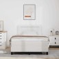 vidaXL Letto a Molle con Materasso Bianco, 120 x 200 cm, in Ecopelle