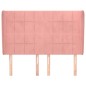 Testiera ad Orecchio Rosa 147x23x118/128 cm in Velluto Testiera ad Orecchio Rosa 147x23x118/128 cm in Velluto