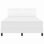 vidaXL Letto a Molle con Materasso Bianco 160 x 200 cm in Pelle Sintetica vidaXL Letto a Molle con Materasso Bianco 160 x 200 cm in Pelle Sintetica