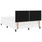 vidaXL Letto a Molle con Materasso Bianco 160 x 200 cm in Pelle Sintetica vidaXL Letto a Molle con Materasso Bianco 160 x 200 cm in Pelle Sintetica