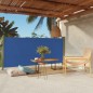 Tenda Laterale Retrattile per Patio 140x300 cm Blu Tenda Laterale Retrattile per Patio 140x300 cm Blu