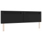 vidaXL Letto a box nero con materasso, 200 x 200 cm, in similpelle