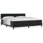 vidaXL Letto Box Spring con Materasso Nero 200x200 cm Velluto vidaXL Letto Box Spring con Materasso Nero 200x200 cm Velluto