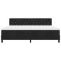 vidaXL Letto Box Spring con Materasso Nero 200x200 cm Velluto vidaXL Letto Box Spring con Materasso Nero 200x200 cm Velluto