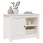Mobile Porta TV Bianco 70x36,5x52 cm in Legno Massello di Pino Mobile Porta TV Bianco 70x36,5x52 cm in Legno Massello di Pino