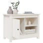 Mobile Porta TV Bianco 70x36,5x52 cm in Legno Massello di Pino Mobile Porta TV Bianco 70x36,5x52 cm in Legno Massello di Pino