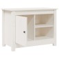 Mobile Porta TV Bianco 70x36,5x52 cm in Legno Massello di Pino Mobile Porta TV Bianco 70x36,5x52 cm in Legno Massello di Pino