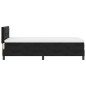 vidaXL Letto con Rete a Doghe e Materasso Nero 90x200 cm Velluto