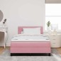 letto a molle con materasso rosa piccolo doppio in velluto letto a molle con materasso rosa piccolo doppio in velluto