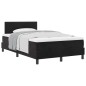 vidaXL Letto a Molle con Materasso Nero 120x200 cm Velluto vidaXL Letto a Molle con Materasso Nero 120x200 cm Velluto