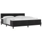 letto box spring vidaXL con materasso nero 200x200 cm in velluto letto box spring vidaXL con materasso nero 200x200 cm in velluto