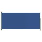 Tenda Laterale Retrattile per Patio 140x300 cm Blu Tenda Laterale Retrattile per Patio 140x300 cm Blu