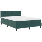 letto con boxspring e materasso vidaXL verde scuro 160x200 cm velluto letto con boxspring e materasso vidaXL verde scuro 160x200 cm velluto