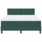 letto con boxspring e materasso vidaXL verde scuro 160x200 cm velluto letto con boxspring e materasso vidaXL verde scuro 160x200 cm velluto