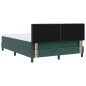 letto con boxspring e materasso vidaXL verde scuro 160x200 cm velluto letto con boxspring e materasso vidaXL verde scuro 160x200 cm velluto