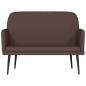 Panca Marrone 107x80x81 cm in Similpelle