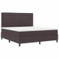 vidaXL Letto Box Spring con Materasso Grigio Scuro Super King in Tessuto