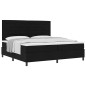 vidaXL Letto con Box Spring e Materasso Nero 200x200 cm in Tessuto vidaXL Letto con Box Spring e Materasso Nero 200x200 cm in Tessuto