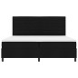 vidaXL Letto con Box Spring e Materasso Nero 200x200 cm in Tessuto vidaXL Letto con Box Spring e Materasso Nero 200x200 cm in Tessuto