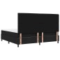 vidaXL Letto con Box Spring e Materasso Nero 200x200 cm in Tessuto vidaXL Letto con Box Spring e Materasso Nero 200x200 cm in Tessuto