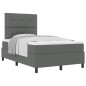 vidaXL Letto rete a molle grigio scuro 120x200 cm tessuto vidaXL Letto rete a molle grigio scuro 120x200 cm tessuto