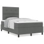 vidaXL Letto rete a molle grigio scuro 120x200 cm tessuto vidaXL Letto rete a molle grigio scuro 120x200 cm tessuto