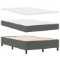 vidaXL Letto rete a molle grigio scuro 120x200 cm tessuto vidaXL Letto rete a molle grigio scuro 120x200 cm tessuto