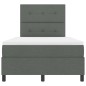 vidaXL Letto rete a molle grigio scuro 120x200 cm tessuto vidaXL Letto rete a molle grigio scuro 120x200 cm tessuto