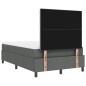 vidaXL Letto rete a molle grigio scuro 120x200 cm tessuto vidaXL Letto rete a molle grigio scuro 120x200 cm tessuto