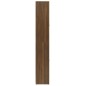 vidaXL Armadietto Bagno Rovere Marrone 30x30x183,5cm Legno tecnico vidaXL Armadietto Bagno Rovere Marrone 30x30x183,5cm Legno tecnico