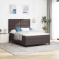 vidaXL Letto a Molle con Materasso Grigio Scuro 140x200 cm Tessuto vidaXL Letto a Molle con Materasso Grigio Scuro 140x200 cm Tessuto