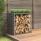 Portaceppi da Esterno grigio 108x52x106 cm Legno Massello Pino Portaceppi da Esterno grigio 108x52x106 cm Legno Massello Pino