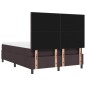 vidaXL Letto a Molle con Materasso Grigio Scuro 140x200 cm Tessuto vidaXL Letto a Molle con Materasso Grigio Scuro 140x200 cm Tessuto