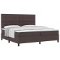 vidaXL Letto a box spring con materasso grigio scuro 200x200 cm Tessuto vidaXL Letto a box spring con materasso grigio scuro 200x200 cm Tessuto