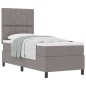 vidaXL Letto con Box Spring Taupe 80x200 cm in Tessuto