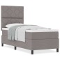 vidaXL Letto con Box Spring Taupe 80x200 cm in Tessuto
