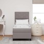 vidaXL Letto con Box Spring Taupe 80x200 cm in Tessuto
