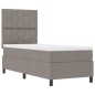 vidaXL Letto con Box Spring Taupe 80x200 cm in Tessuto