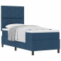 vidaXL Letto con Box Spring Blu 80x200 cm Tessuto vidaXL Letto con Box Spring Blu 80x200 cm Tessuto
