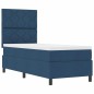 vidaXL Letto con Box Spring Blu 80x200 cm Tessuto vidaXL Letto con Box Spring Blu 80x200 cm Tessuto