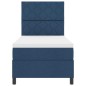 vidaXL Letto Box Spring Blu 90x200 cm Tessuto vidaXL Letto Box Spring Blu 90x200 cm Tessuto