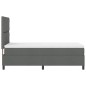 vidaXL Letto con Box Spring Grigio Scuro 100x200 cm in Stoffa vidaXL Letto con Box Spring Grigio Scuro 100x200 cm in Stoffa