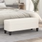 Panca Crema 100x35x41 cm in Similpelle Panca Crema 100x35x41 cm in Similpelle