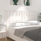 Testiera per Letto Bianca 206x4x100 cm Legno Massello di Pino Testiera per Letto Bianca 206x4x100 cm Legno Massello di Pino