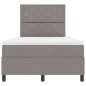 vidaXL Letto con Box Spring e Materasso Taupe 120x200 cm in Tessuto
