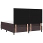 vidaXL Letto Box Spring con Materasso Marrone Scuro Super King in Tessuto vidaXL Letto Box Spring con Materasso Marrone Scuro Super King in Tessuto