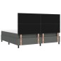 vidaXL Letto a Box Spring con Materasso Grigio Scuro 200x200 cm Tessuto vidaXL Letto a Box Spring con Materasso Grigio Scuro 200x200 cm Tessuto