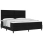 vidaXL Letto Box Spring con Materasso Nero 200x200 cm in Stoffa vidaXL Letto Box Spring con Materasso Nero 200x200 cm in Stoffa